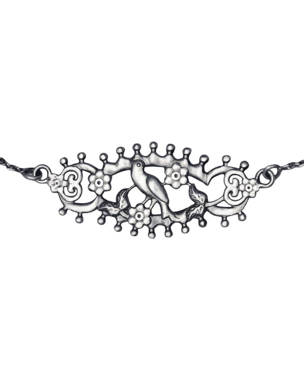 Chiraiya Silver Necklace by MOHA