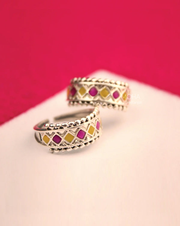 Chuski Silver Toe Ring By Moha