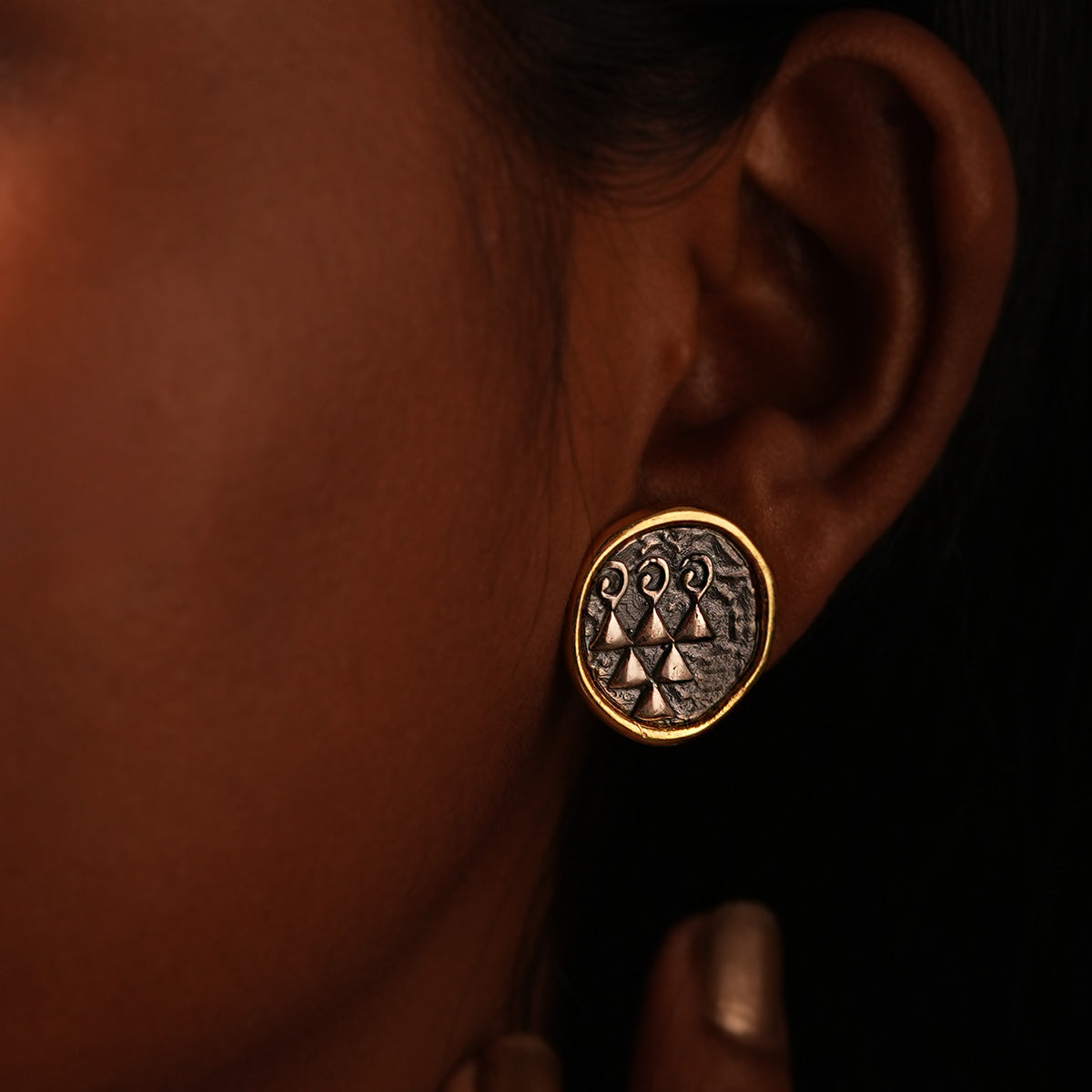 Sharada Silver Earrings by MOHA