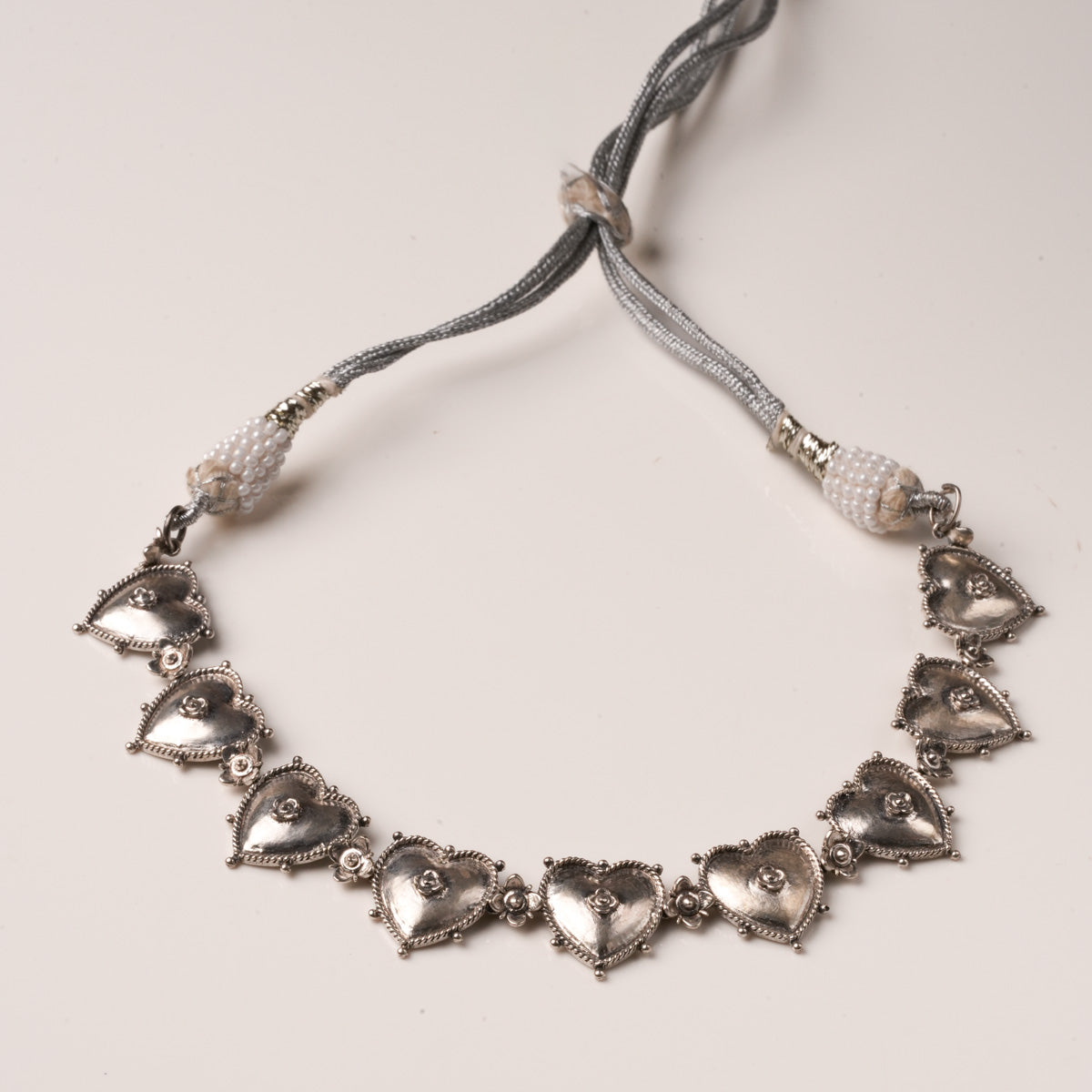 Ruhi Silver Choker by MOHA