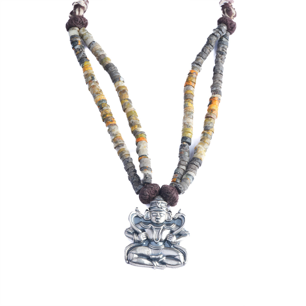 Brahmini Maya Silver Necklace By Moha