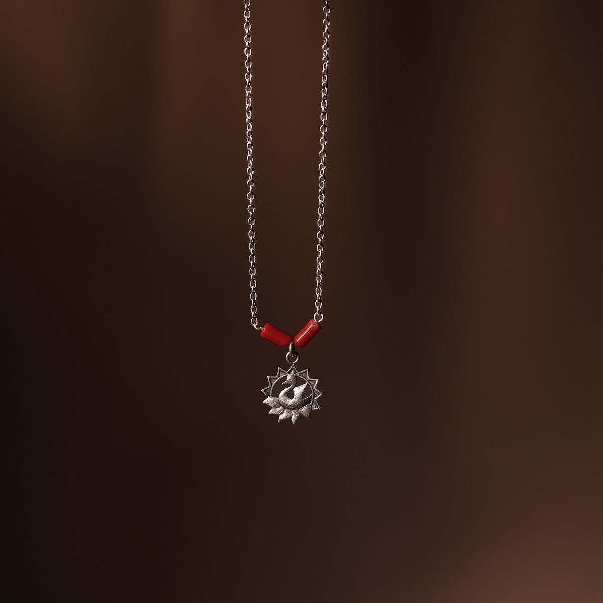 Hansini Charms Silver Necklace by MOHA - Moha