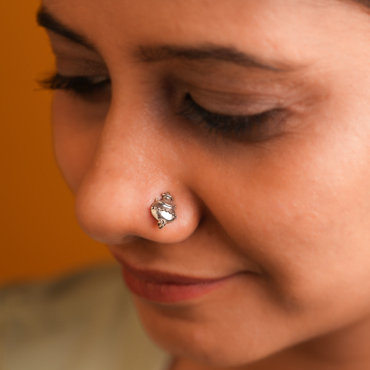 Kumbha Nose Pin - Pierced by MOHA