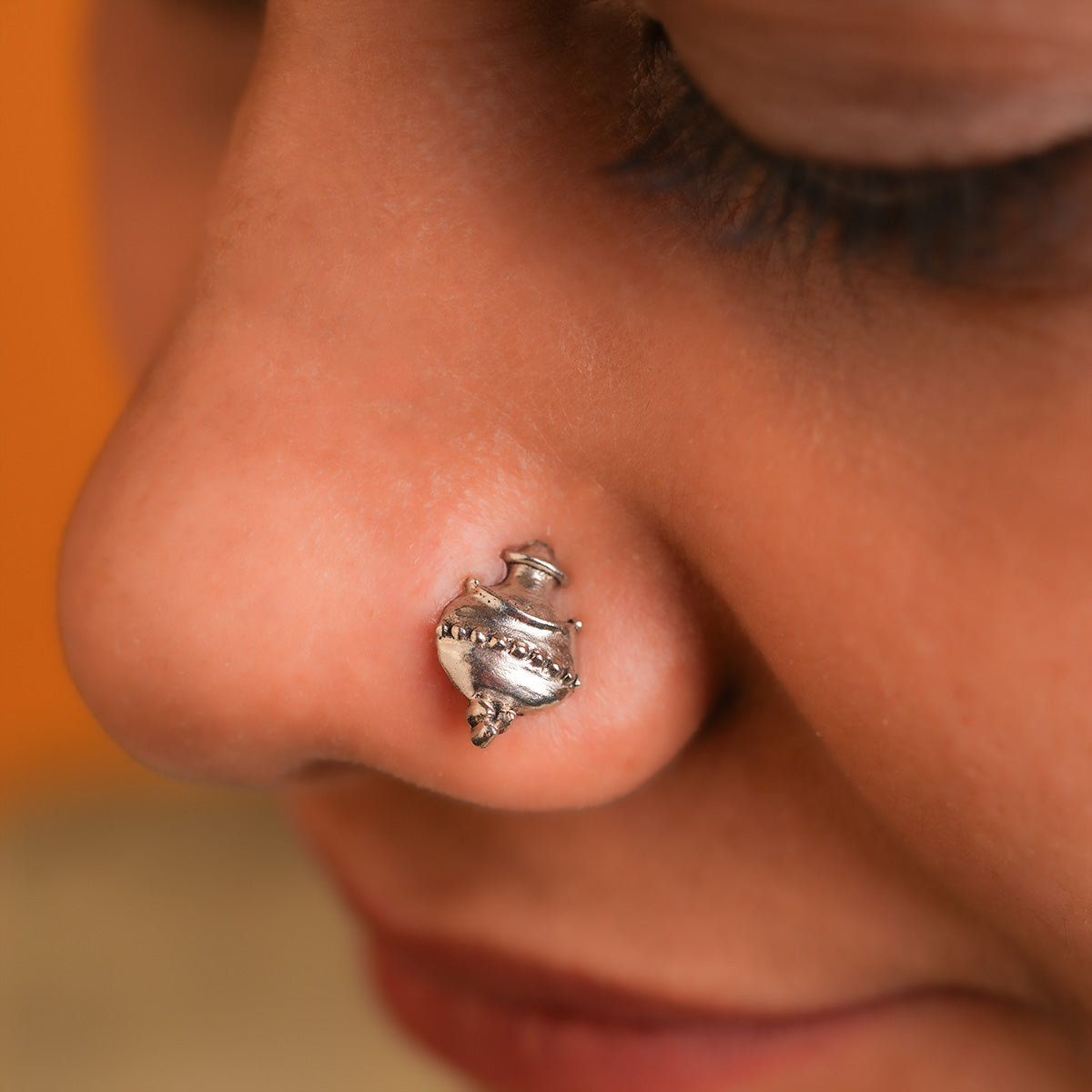 Kumbha Nose Pin - Pierced by MOHA