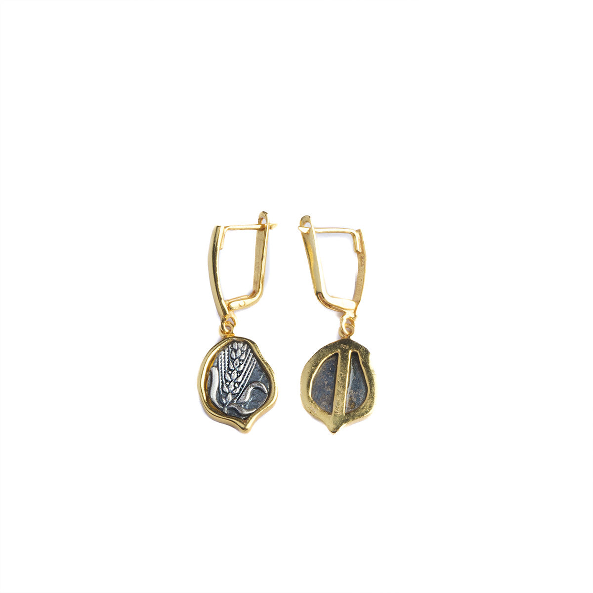 dhaan silver earrings by moha