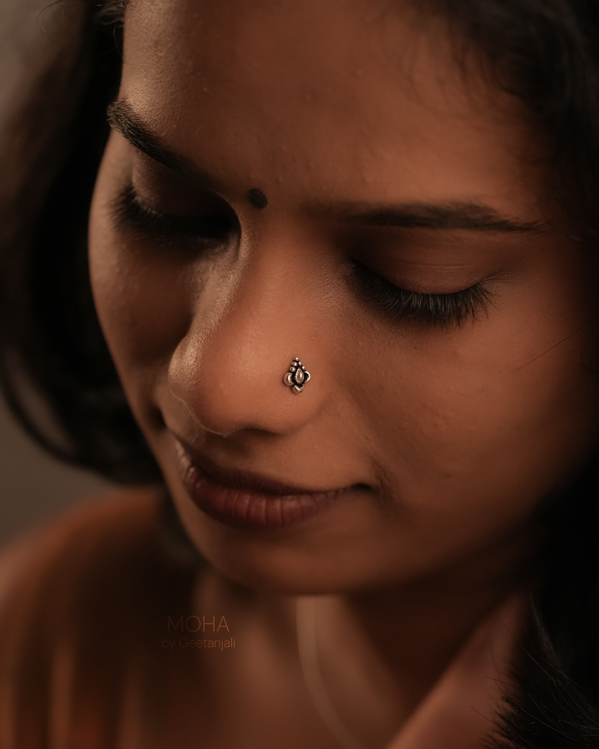 Dhriti Silver Nosepin by MOHA