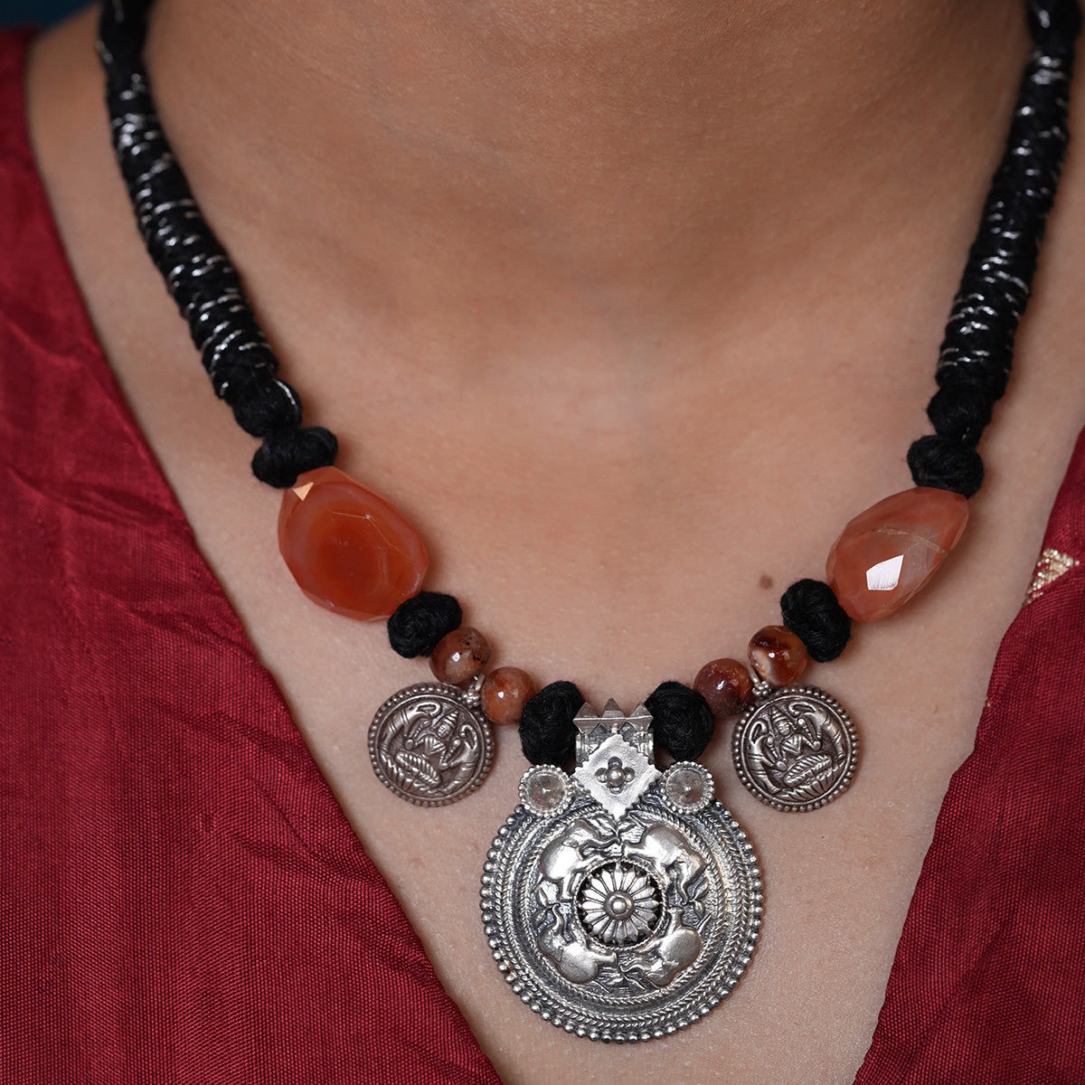 diggaj silver necklace by moha