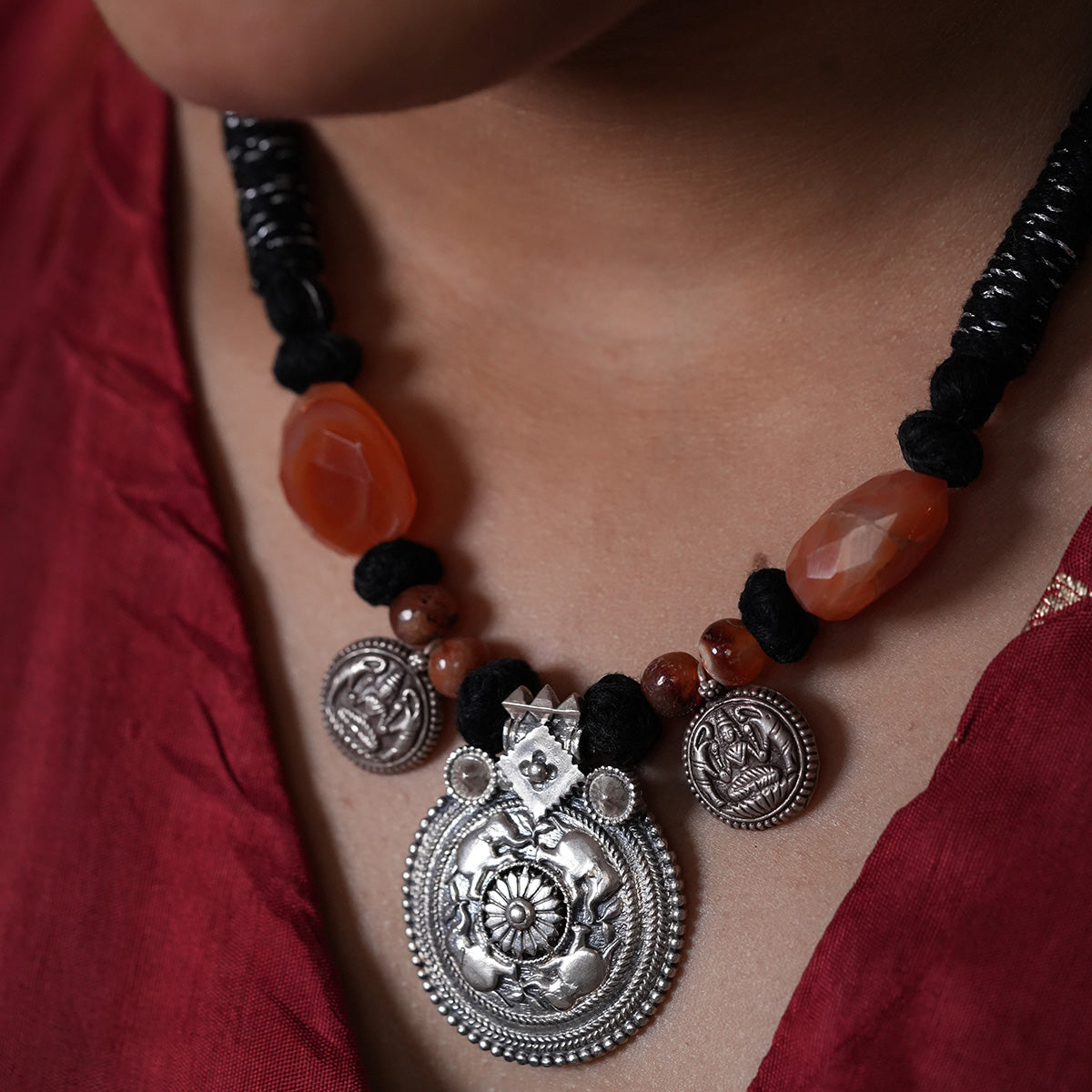 diggaj silver necklace by moha