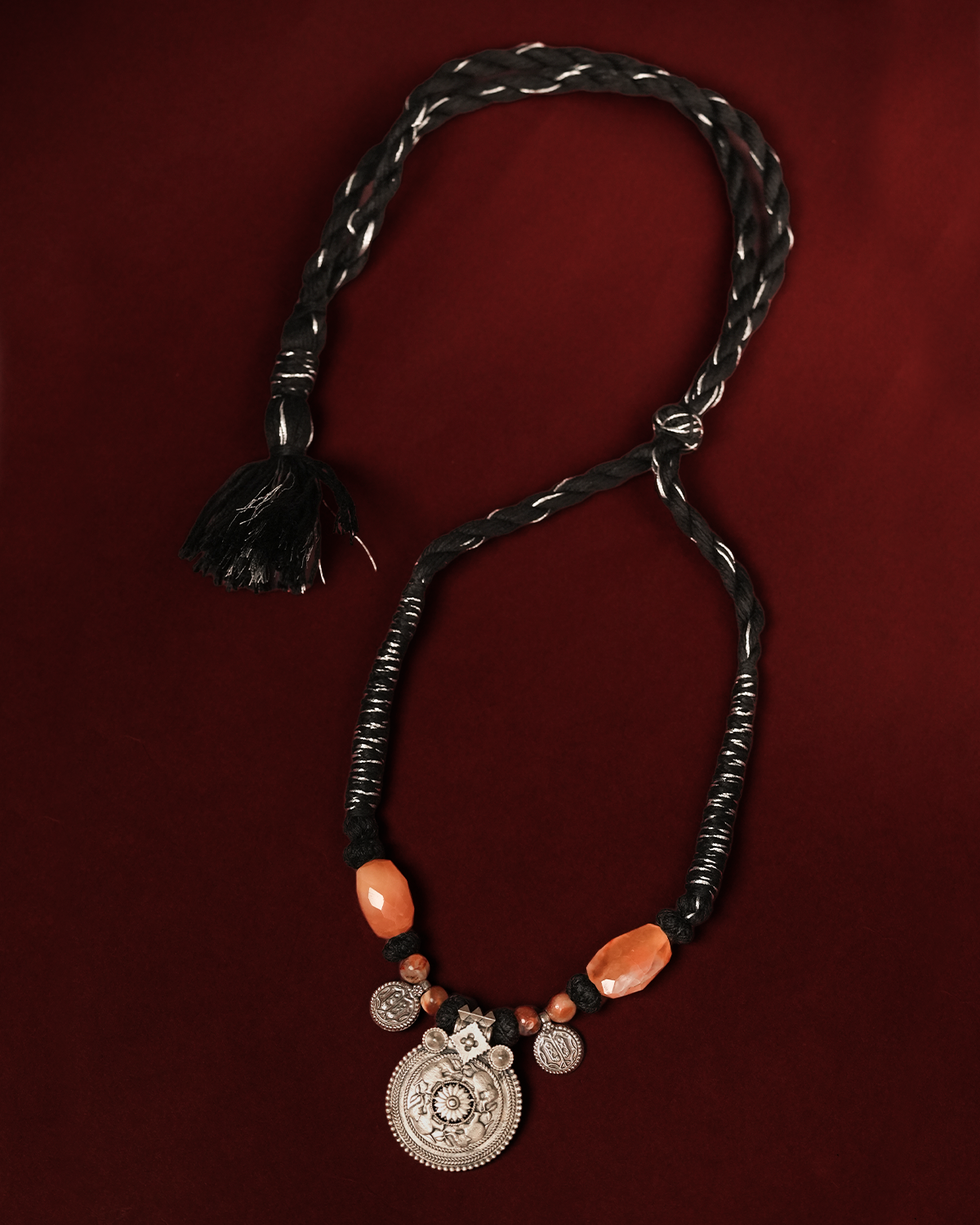 Diggaj Silver Necklace by MOHA
