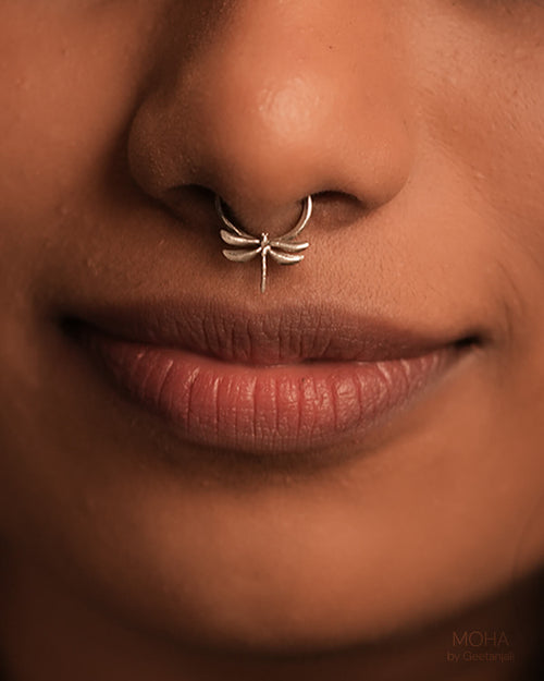 Dragonfly Silver Septum by MOHA