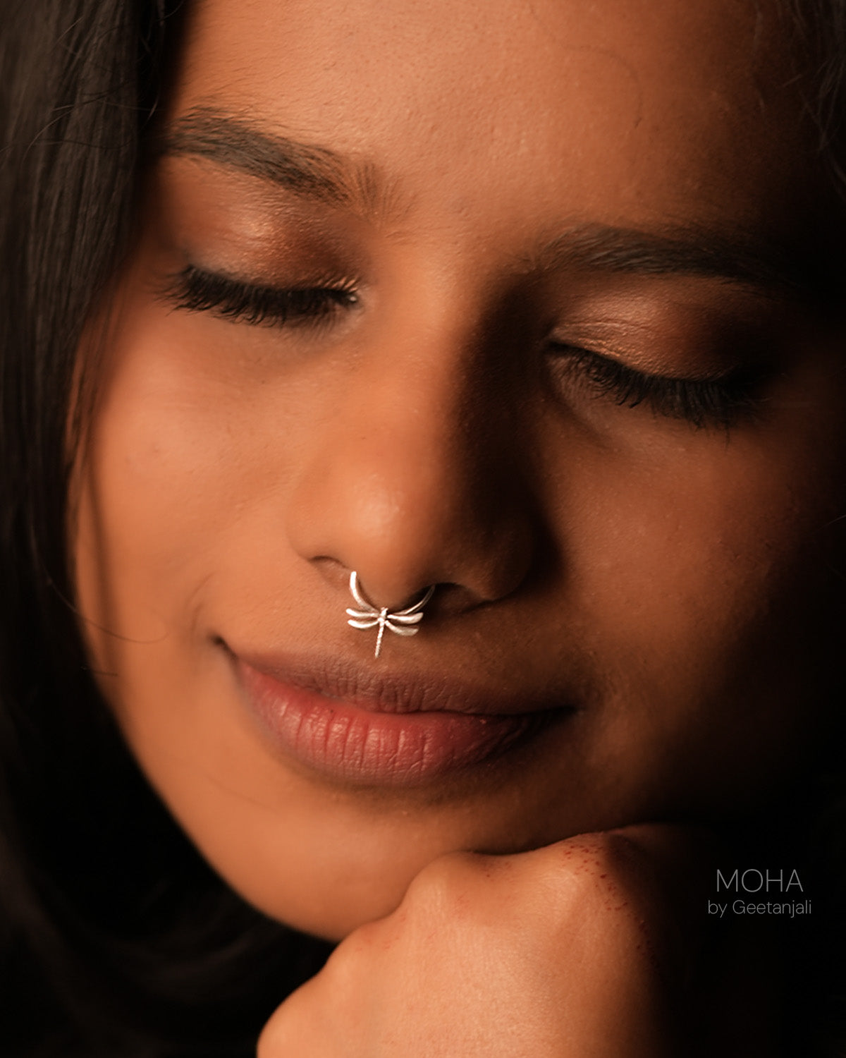 Dragonfly Silver Septum by MOHA