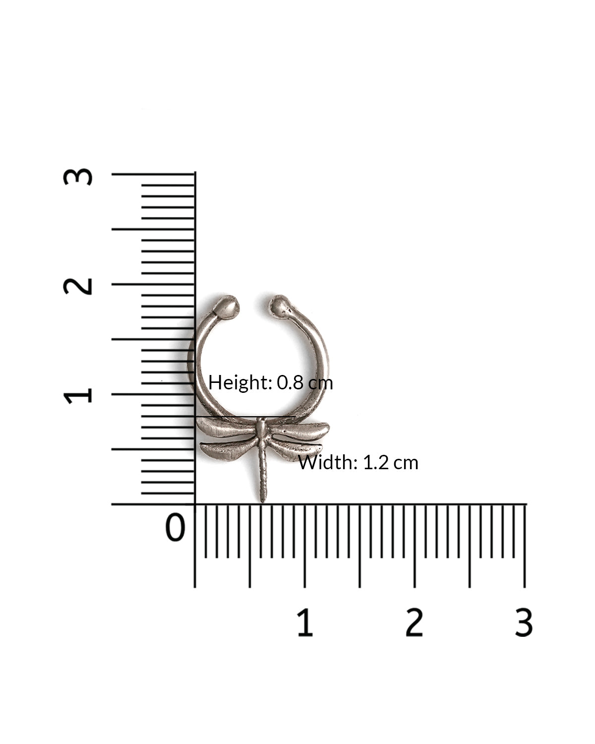 Dragonfly Silver Septum by MOHA