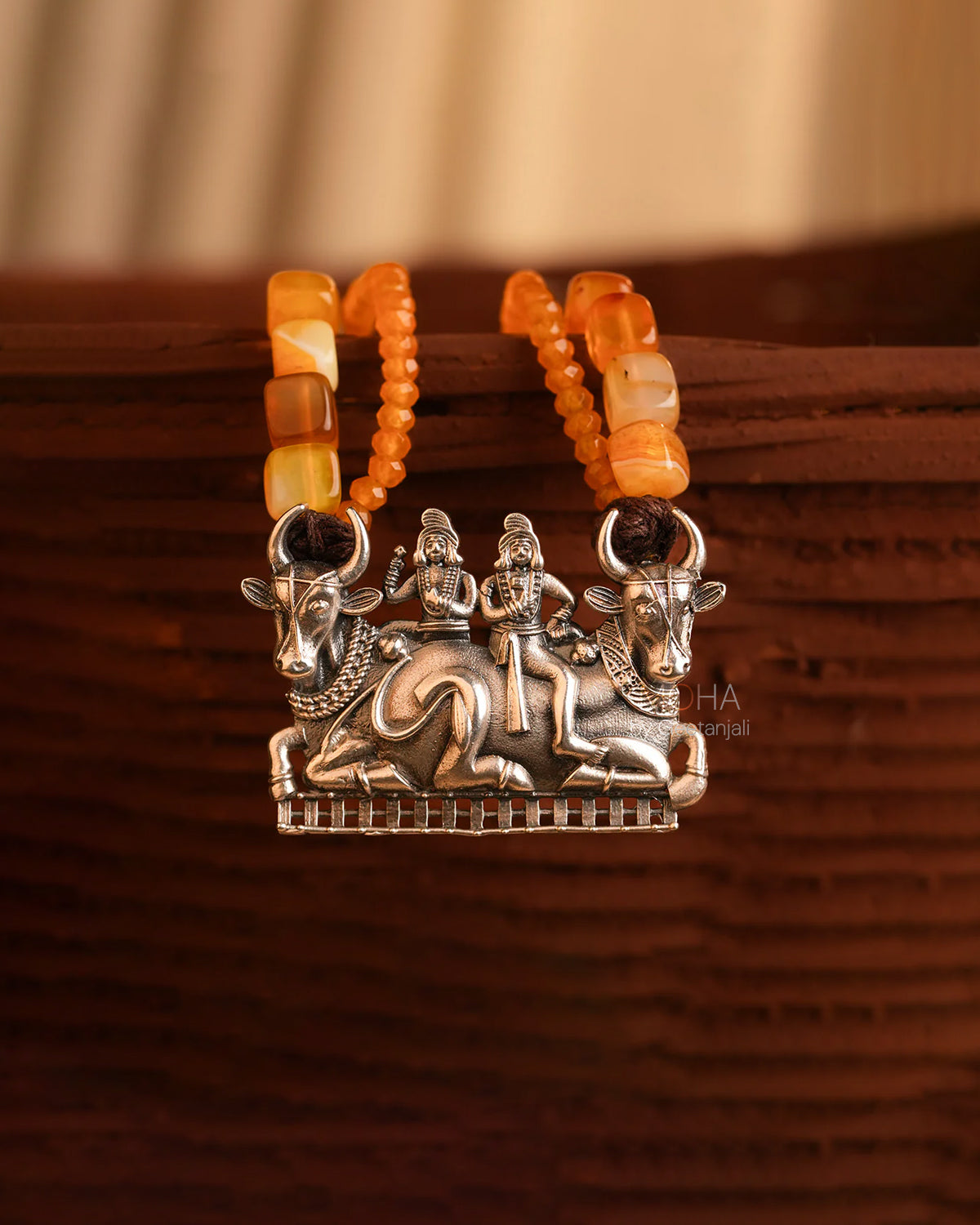 dwarpal silver necklace by moha