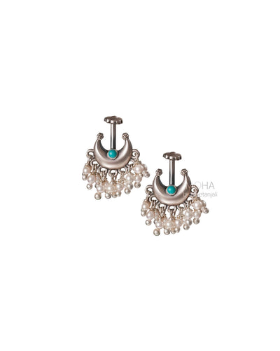 Firoza Silver Bugadi by MOHA