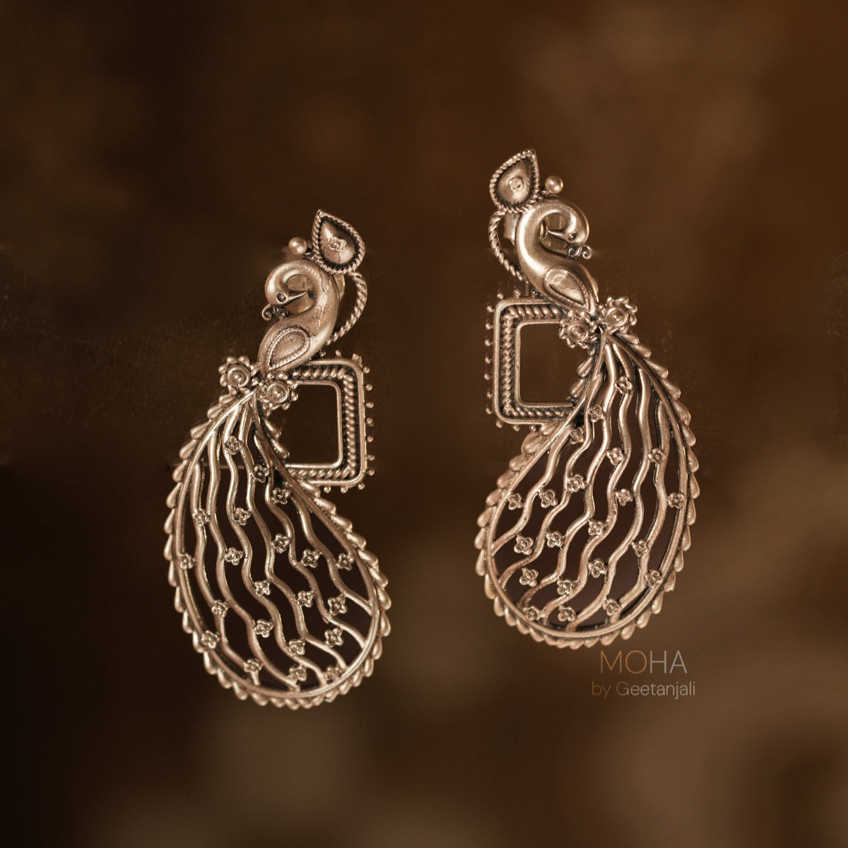 Futari Silver Earrings by MOHA
