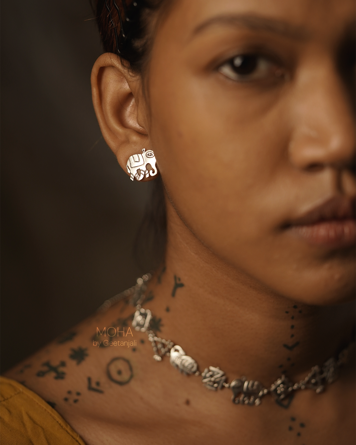 Gaja Silver Earrings by MOHA