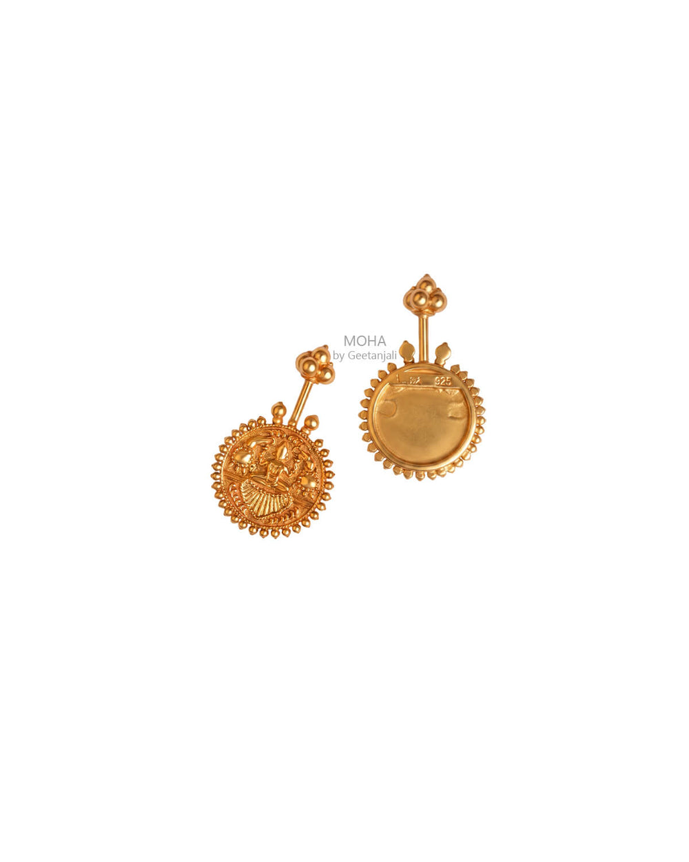 Gajalaxmi Silver Bugadi (Gold Plated) by MOHA