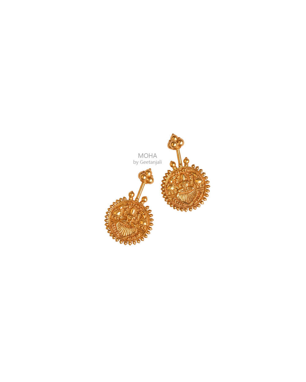 Gajalaxmi Silver Bugadi (Gold Plated) by MOHA