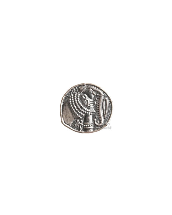 Gajapati Silver Pendant by Moha (Only Pendant)