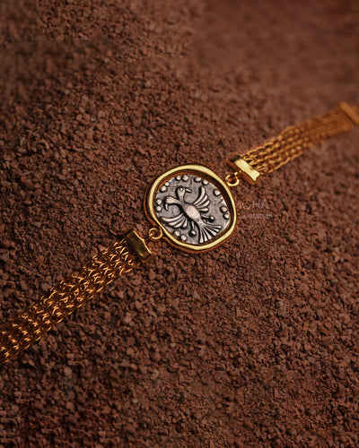 Gandaberunda Silver Bracelet by MOHA