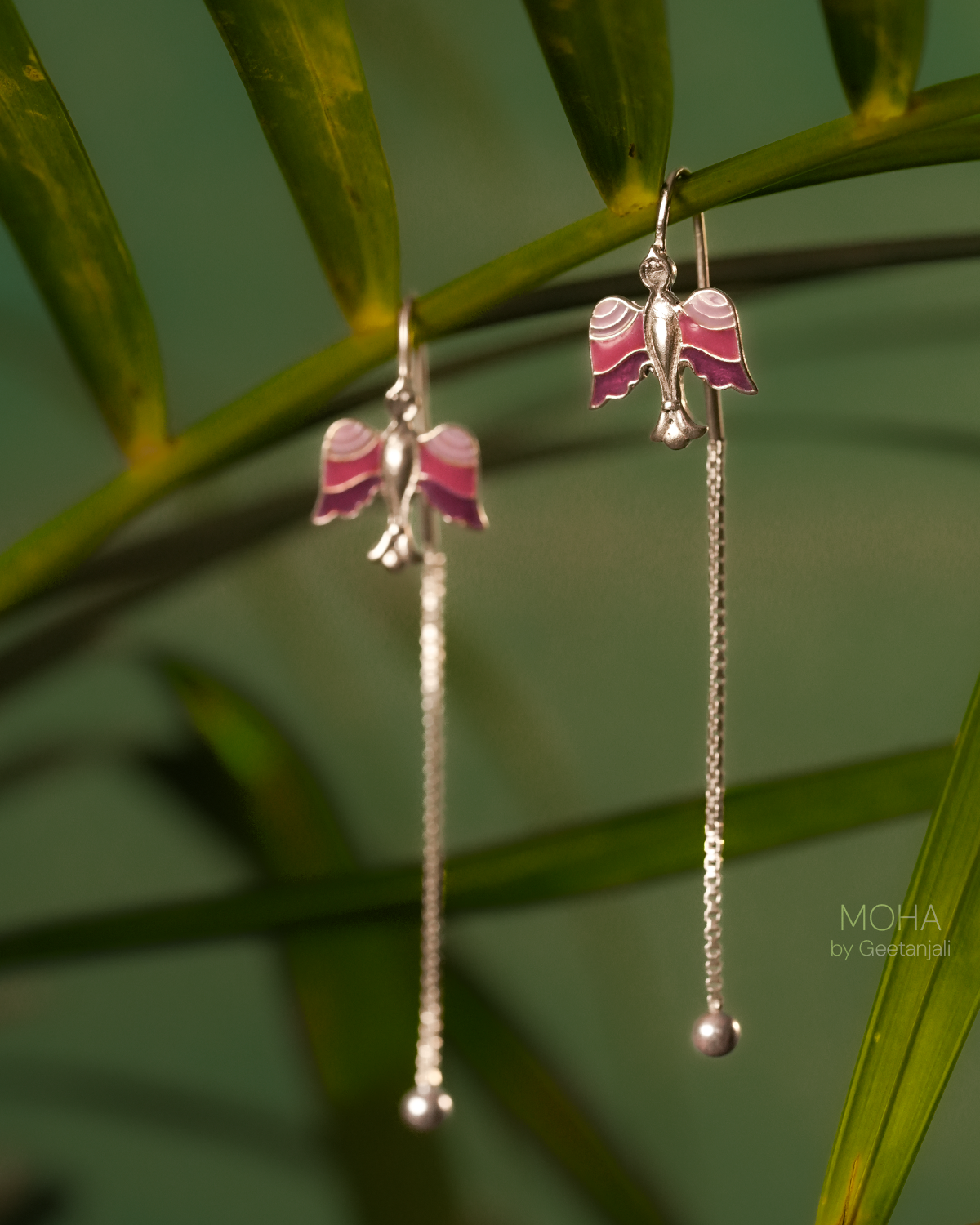 Garuda Silver Stud Earrings by Moha