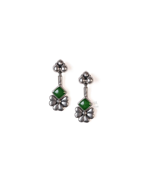 Gulika Silver Bugadi (Green) by MOHA