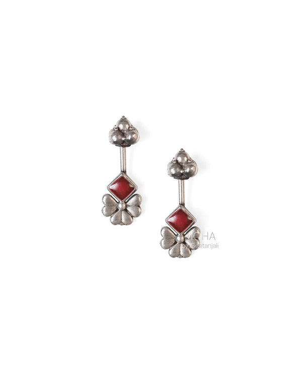 Gulika Silver Bugadi (Red) by MOHA