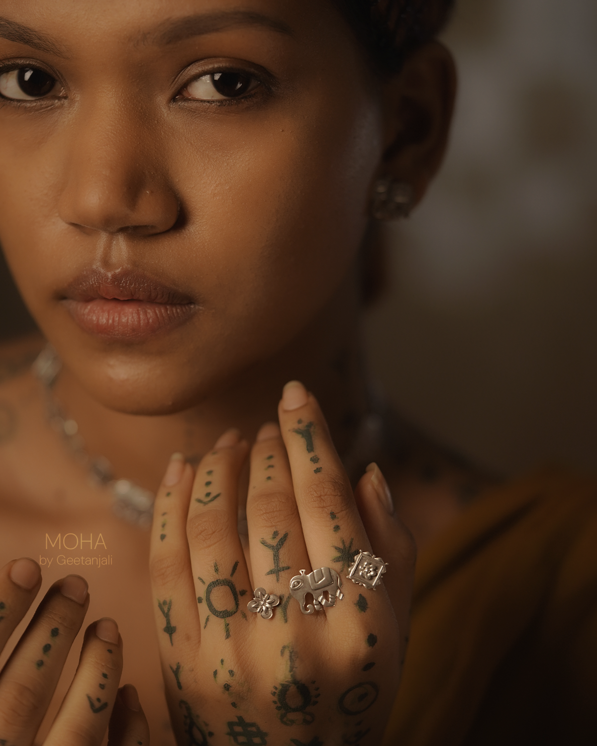 Haathi Silver Finger Ring by MOHA