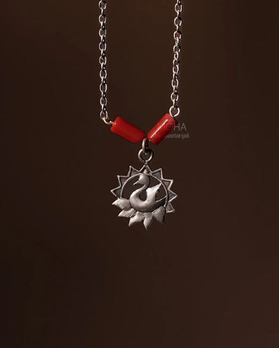 Hansini Charms Silver Necklace by MOHA
