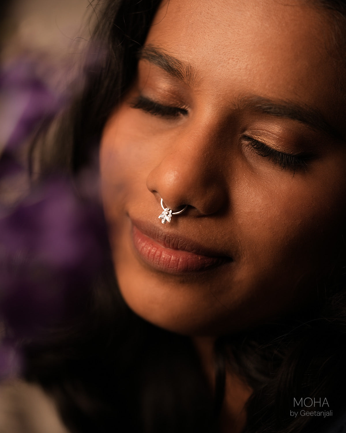 Honeybee Silver Septum by MOHA