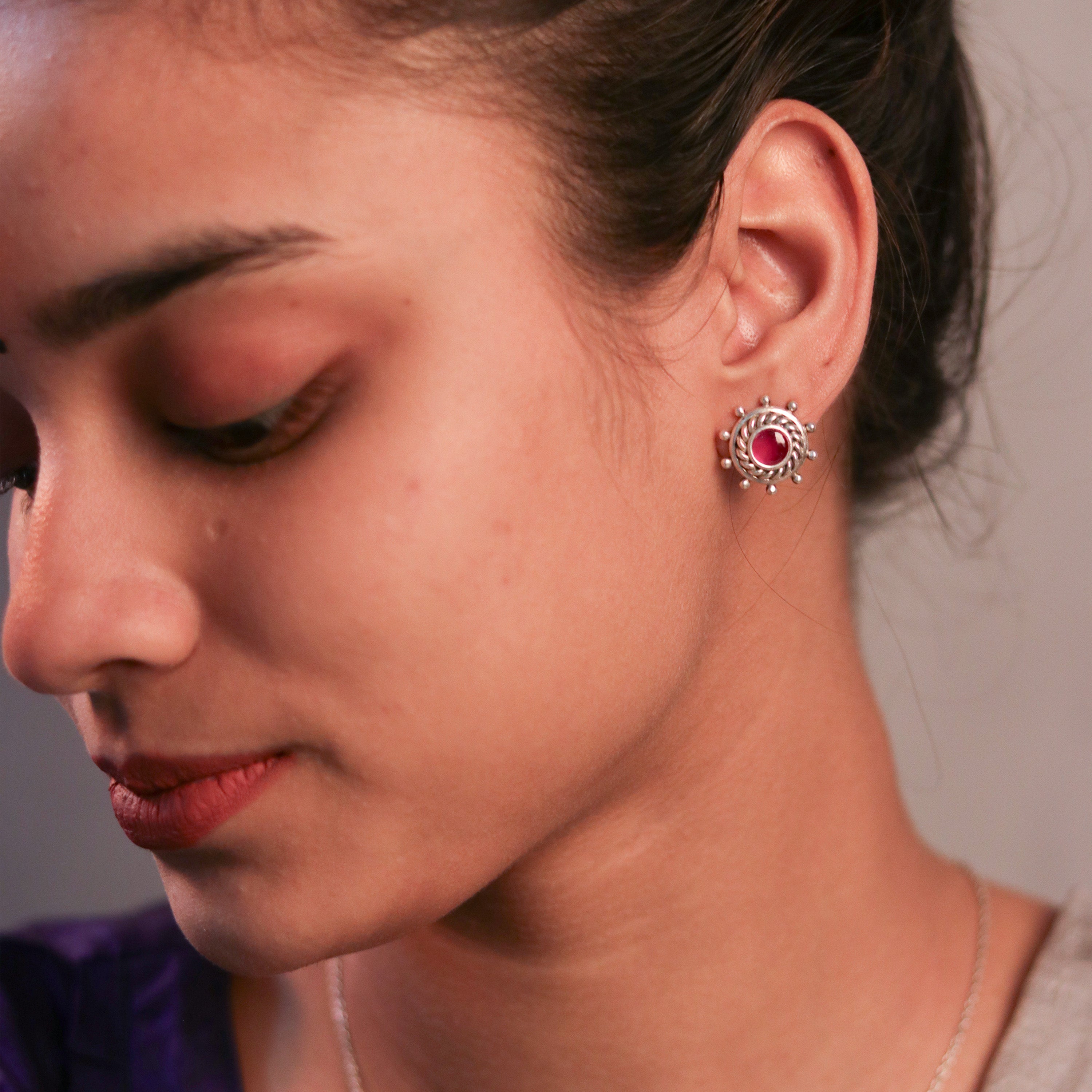 hoor silver earrings by moha
