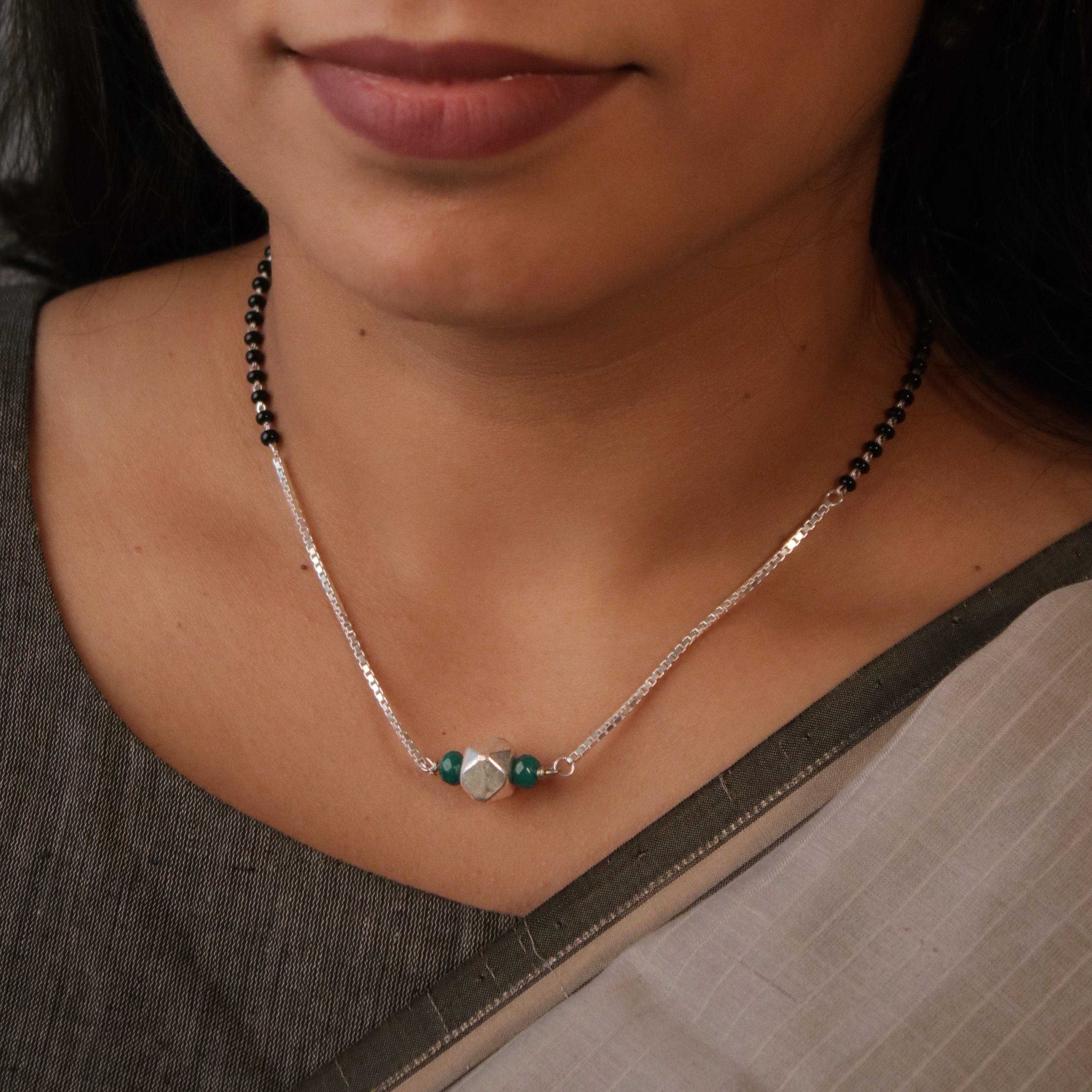 Meera Silver Mangalsutra By MOHA