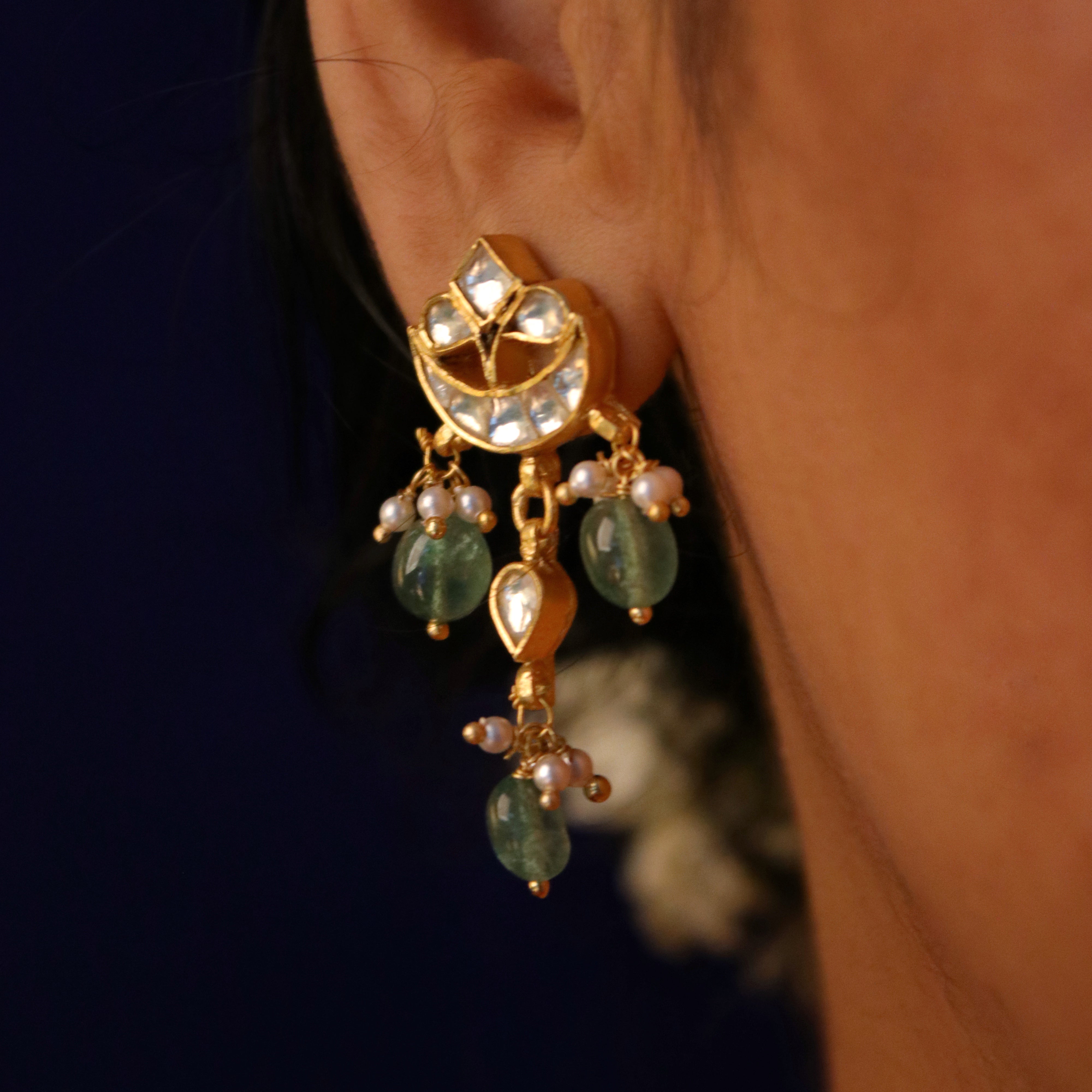 Charvi Silver Earrings by MOHA