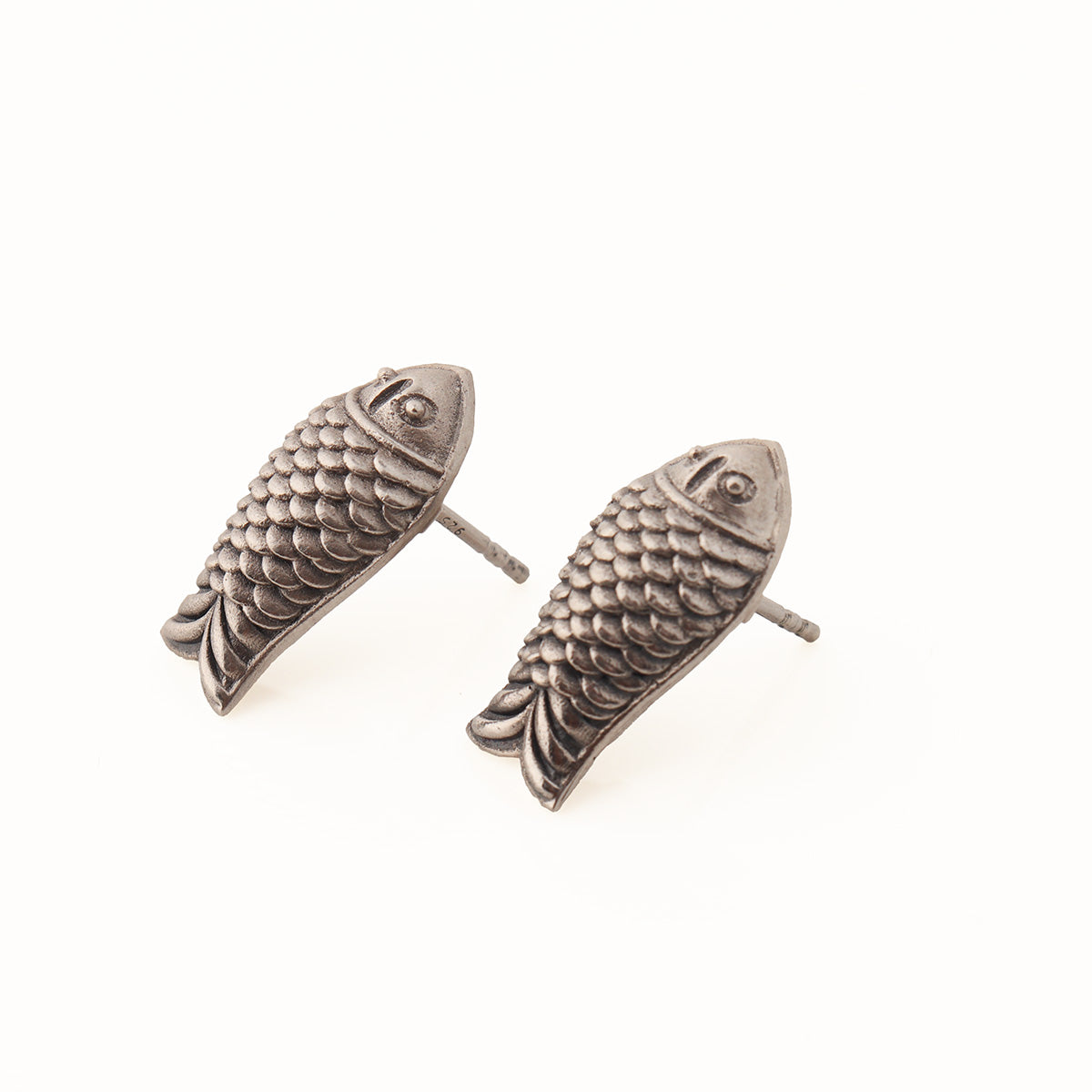 Mahaseer Silver Earrings by MOHA