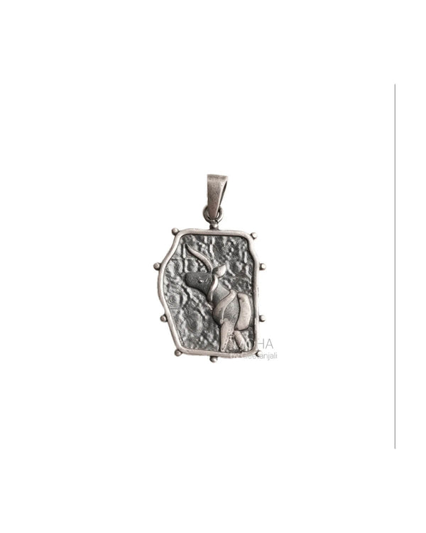 Indus Unicorn Silver Pendant by Moha (Only Pendant)