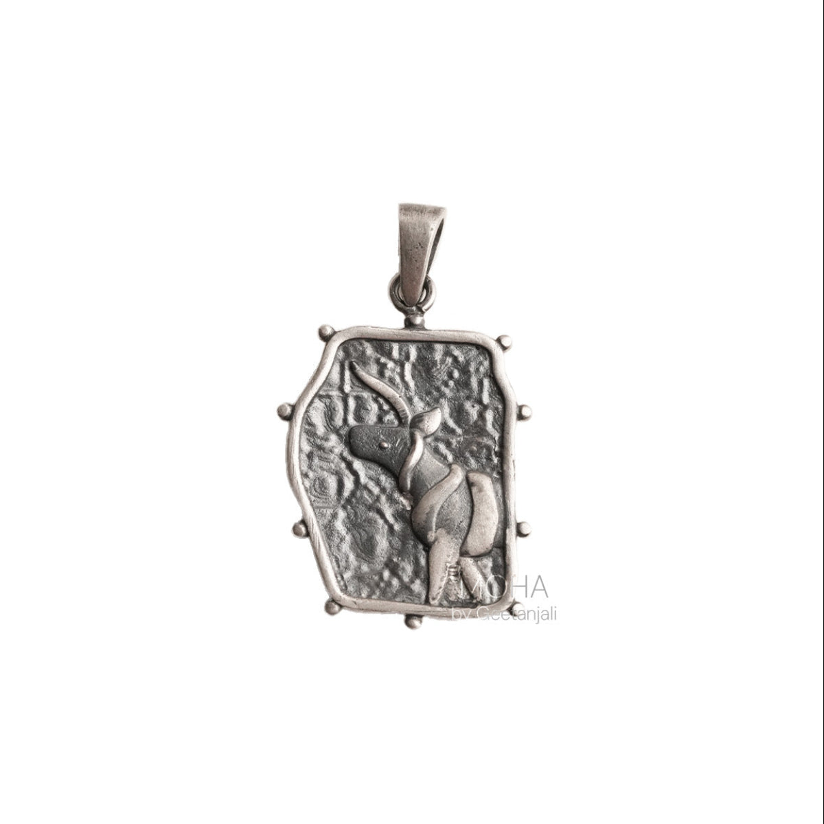 Indus Unicorn Silver Pendant by Moha (Only Pendant)