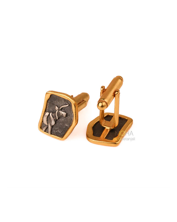 Indus Unicorn Silver Cufflinks by MOHA