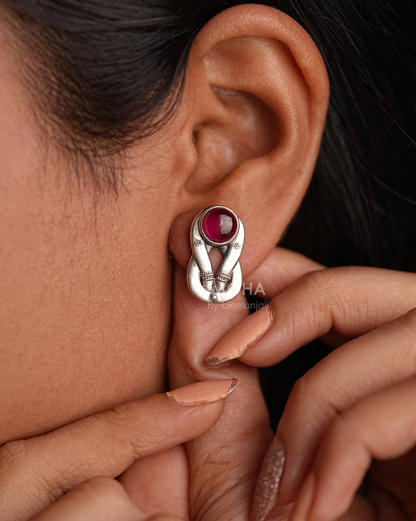 Infinity Silver Earrings by MOHA