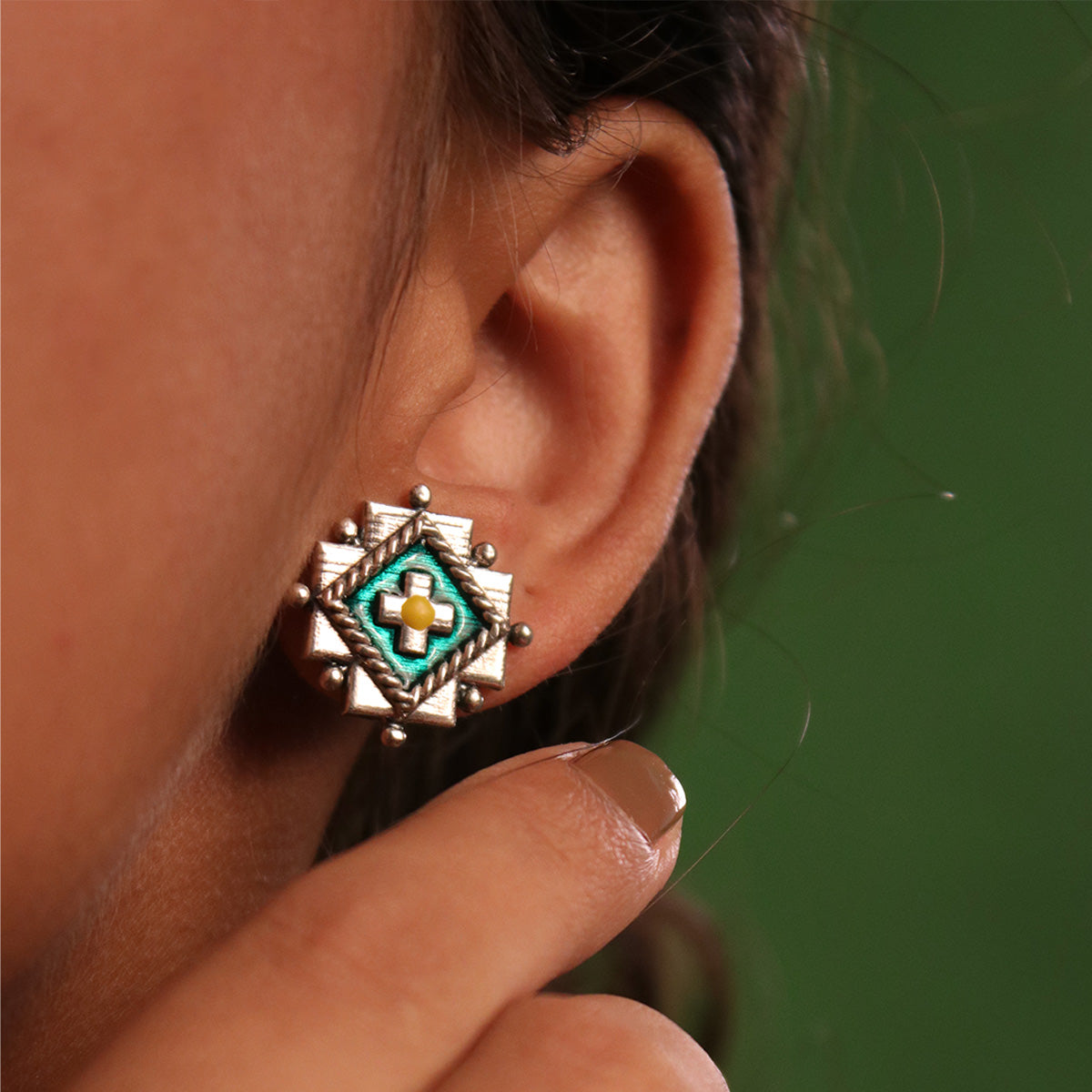 jhanki silver earrings by moha
