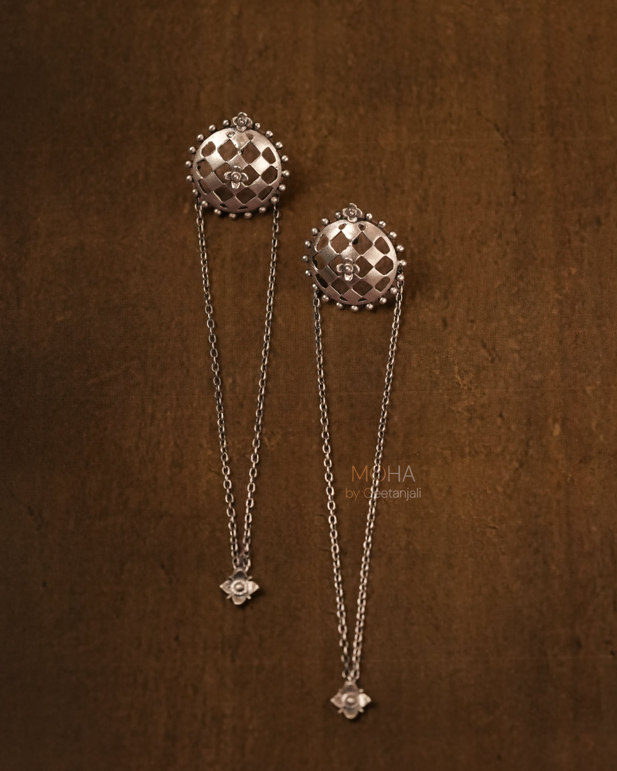 Jharokha Silver Earrings by MOHA