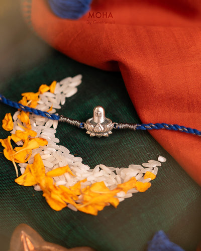 Kailash Silver Rakhi by Moha