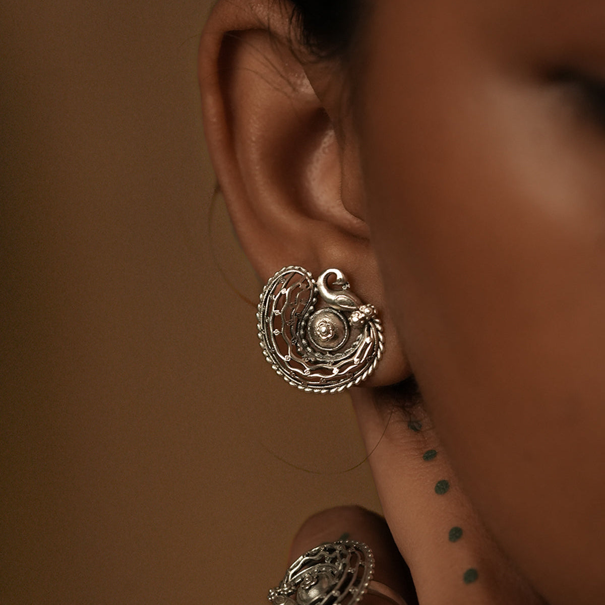 Kalapi Silver Earrings by MOHA