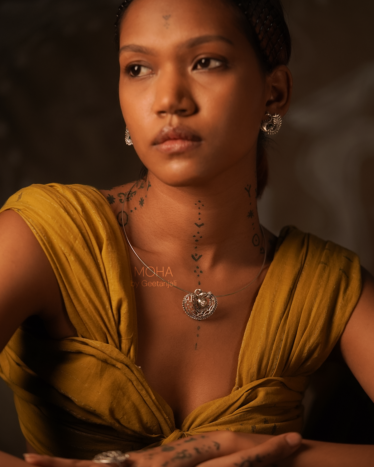 Kalapi Silver Necklace by MOHA