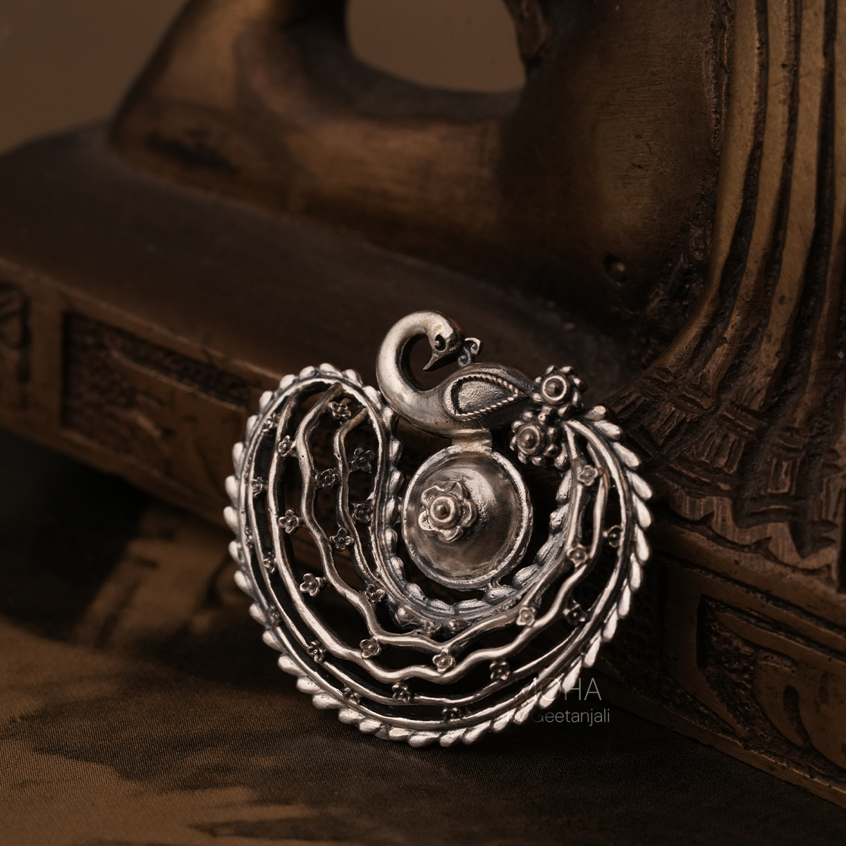 Kalapi Silver Pendant by Moha (Only Pendant)