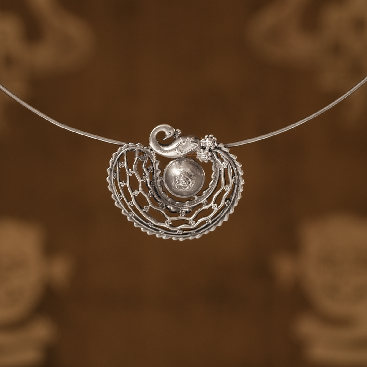 Kalapi Silver Necklace by MOHA