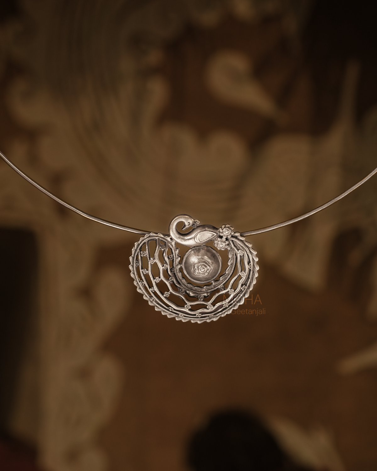 Kalapi Silver Necklace by MOHA
