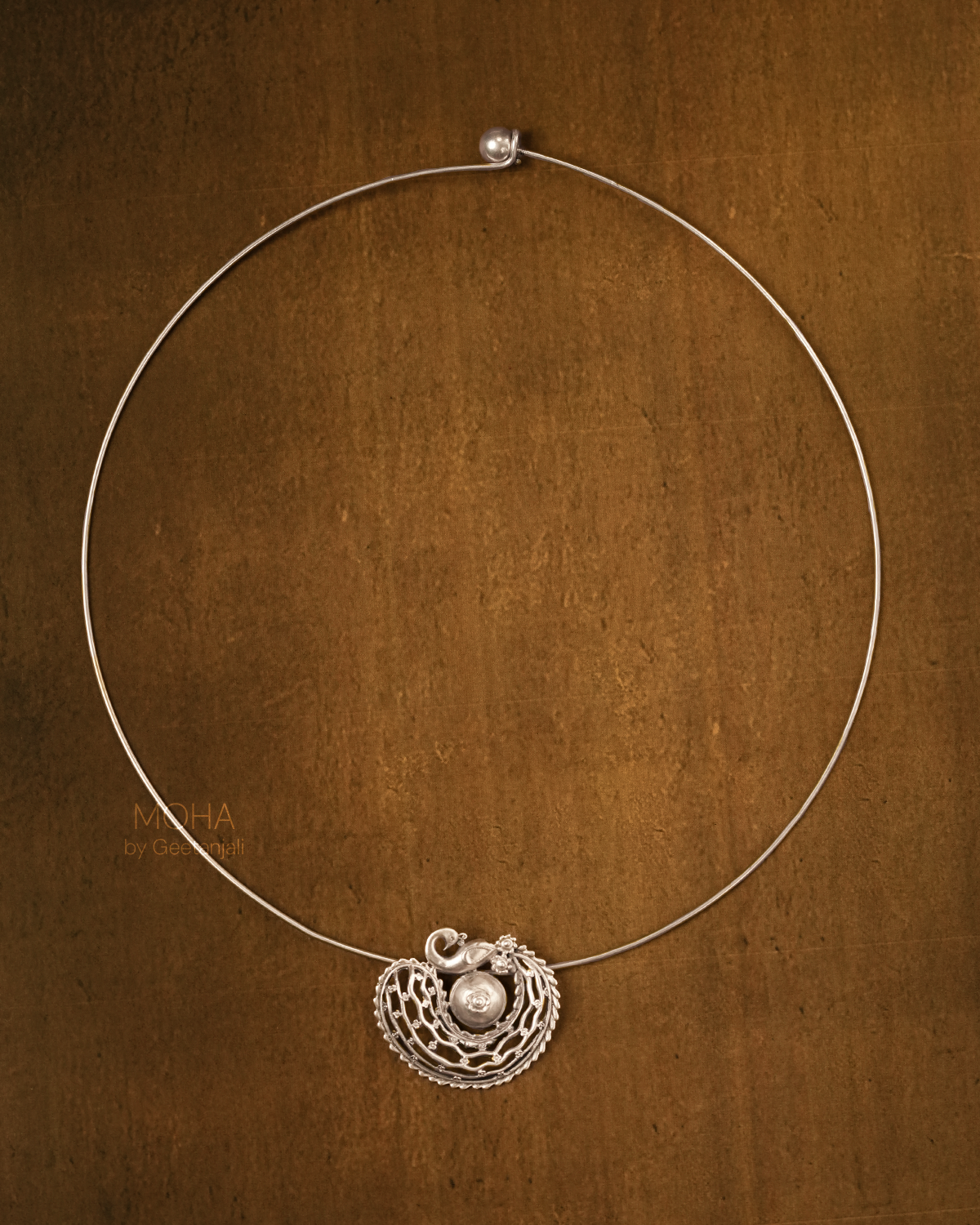 Kalapi Silver Necklace by MOHA