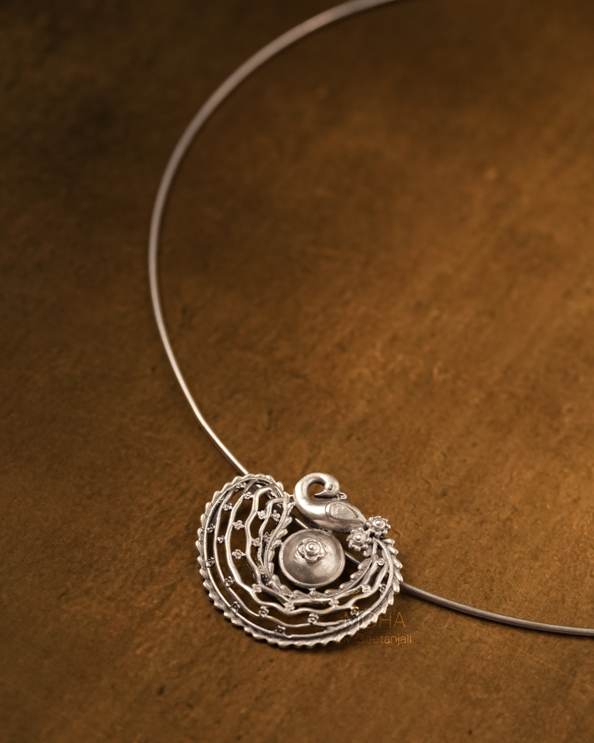 Kalapi Silver Necklace by MOHA