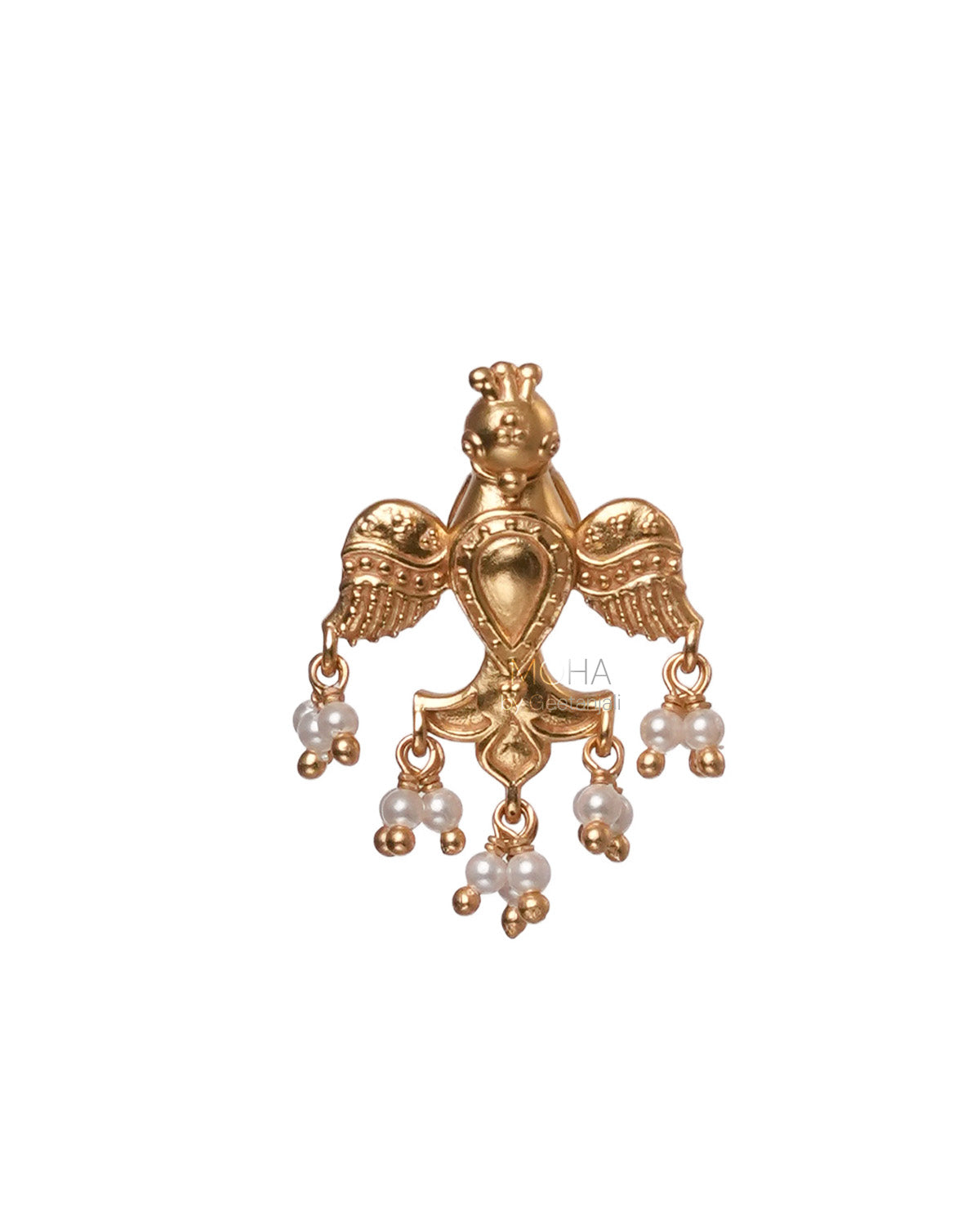 Kalindi Silver Pendant Gold Plated by MOHA (Only Pendant)