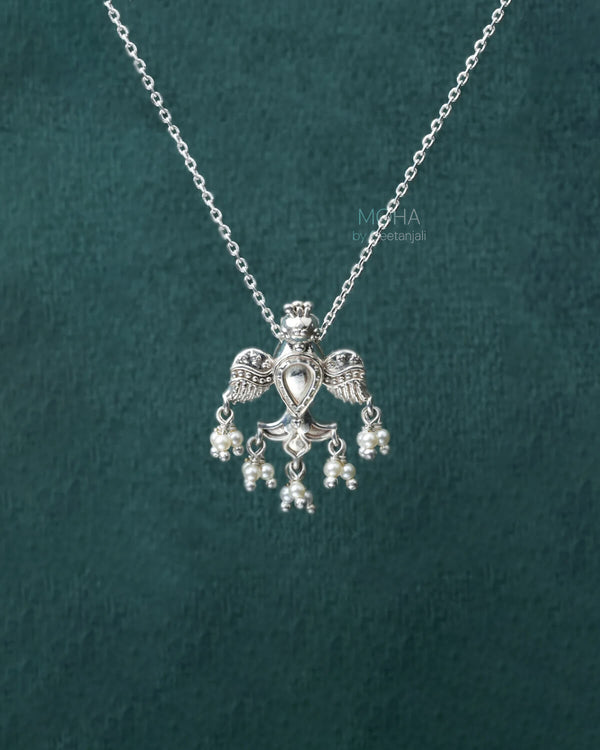 Kalindi Silver Chain Pendant by MOHA